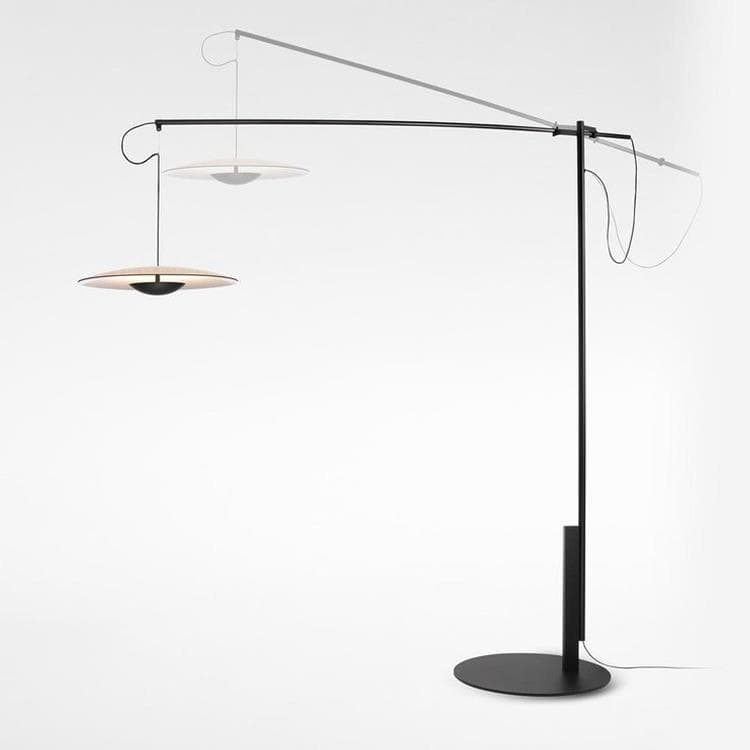 Lampa podłogowa LED Arc Metal/Wood H187cm GINGER Dab