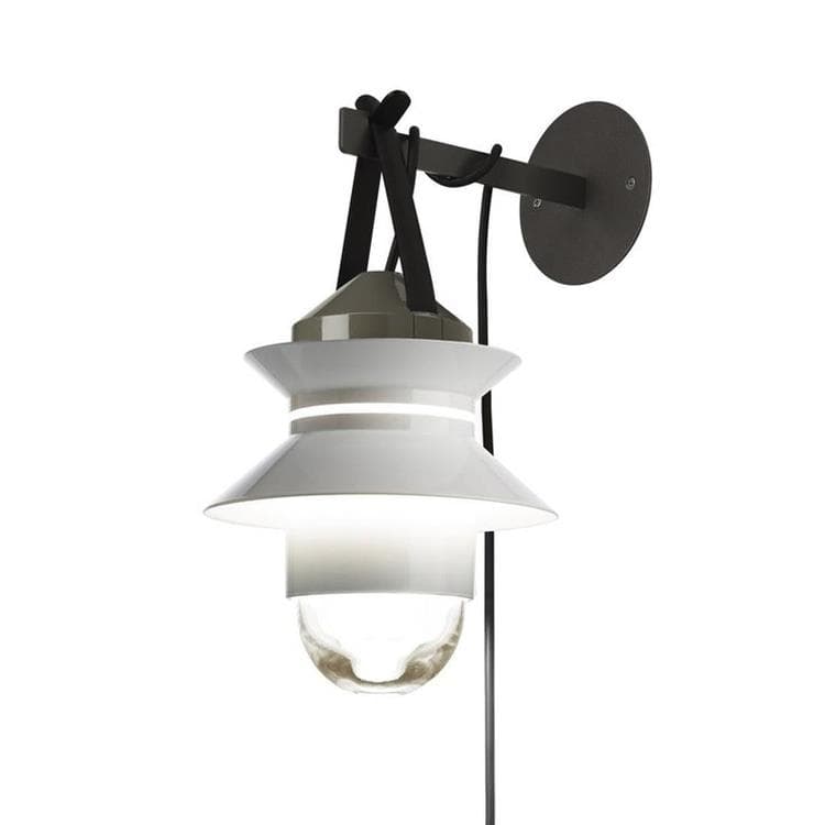 Lampa z oprawą zewnętrzną H25.8cm SANTORINI Bialy