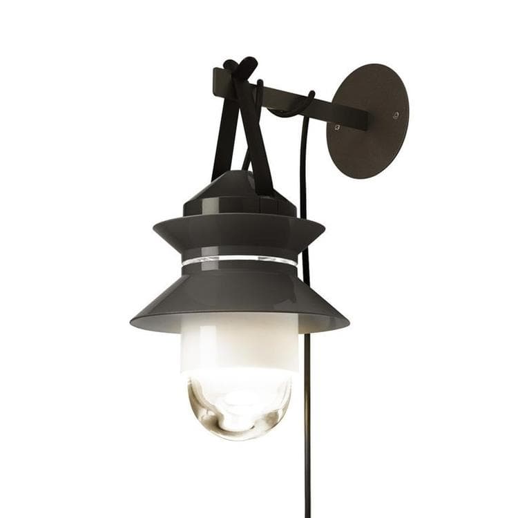 Lampa z oprawą zewnętrzną H25.8cm SANTORINI Szary