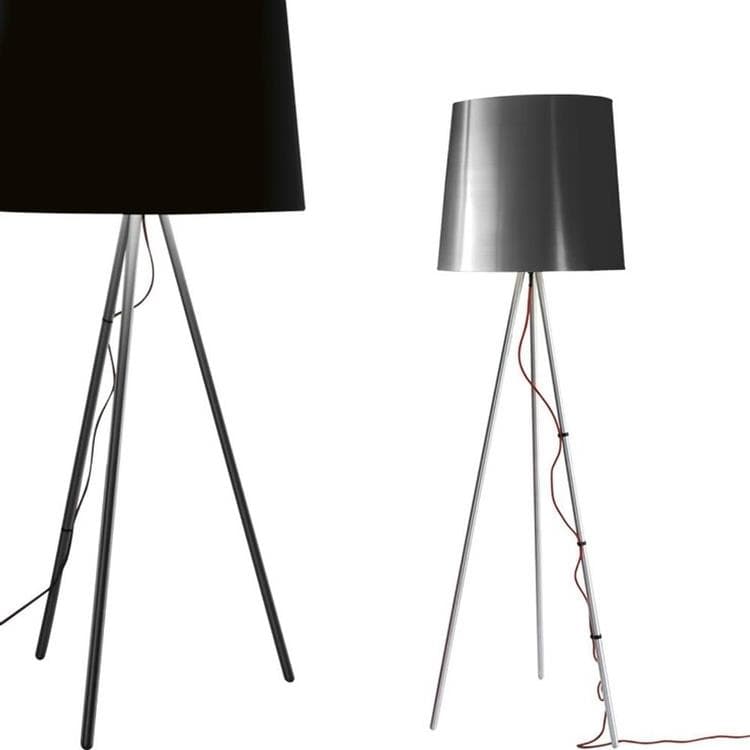 Lampa podłogowa Trójnóg Alu Wys.165cm EVA Czarny