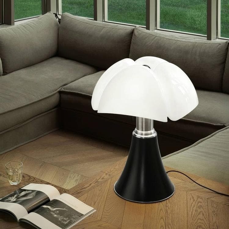 Lampa zarówki LED noga teleskopowa Wys.66-86cm PIPISTRELLO Czarny mat