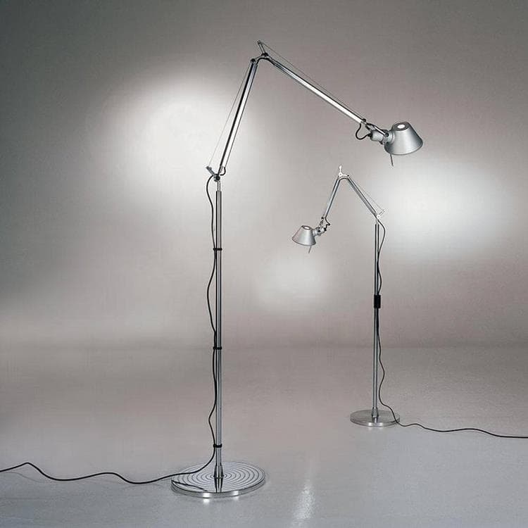 LED lampa do czytania H109-172cm TOLOMEO MICRO FLOOR aluminium anodowane