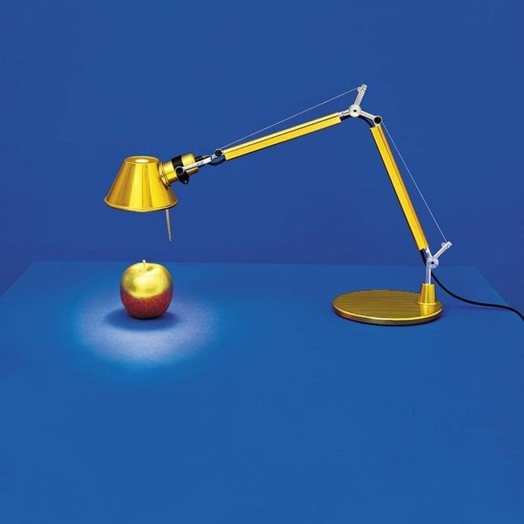 Lampa biurkowa H37cm TOLOMEO MICRO zloty polerowany