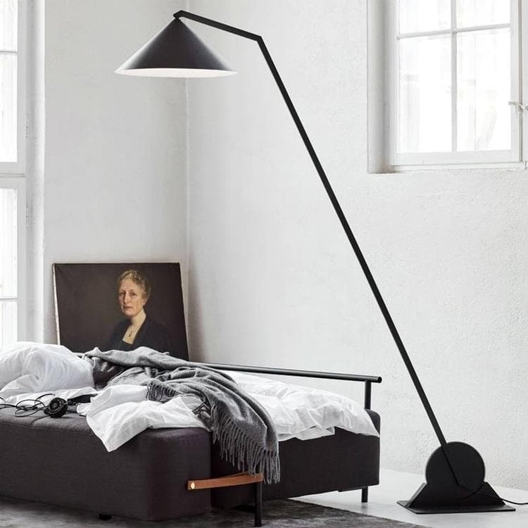 Lampa podłogowa Metal Wys.190-210cm GEAR Czarny mat