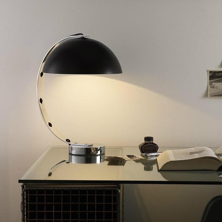 Lampa stołowa Chrome H45cm LONDON Czarny
