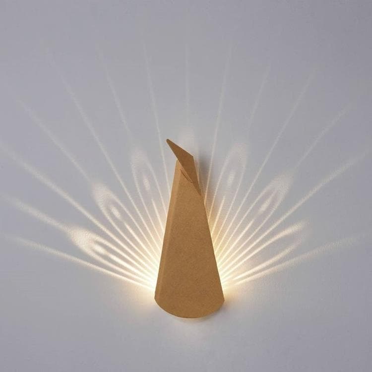 Lampa ścienna LED Peacock z gniazdem H37cm PEACOCK karton surowy