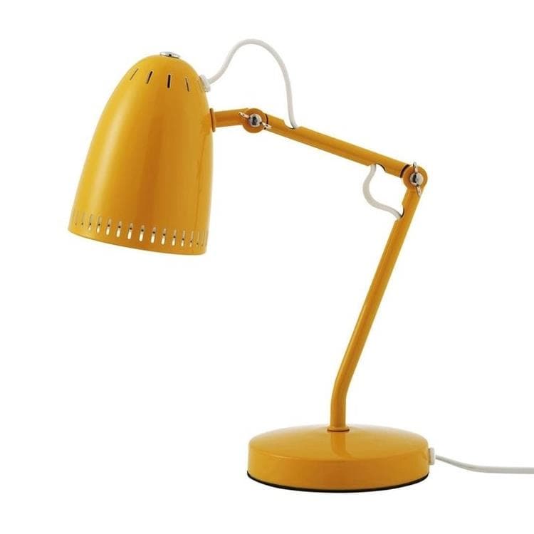 Przegubowa metalowa lampa biurkowa H40cm DYNAMO TABLE Vert pomme mat