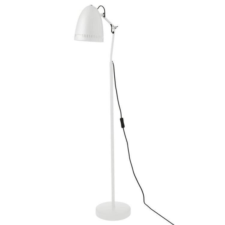 Lampa do czytania Przegubowa Metal Wys.139cm DYNAMO FLOOR bial mat