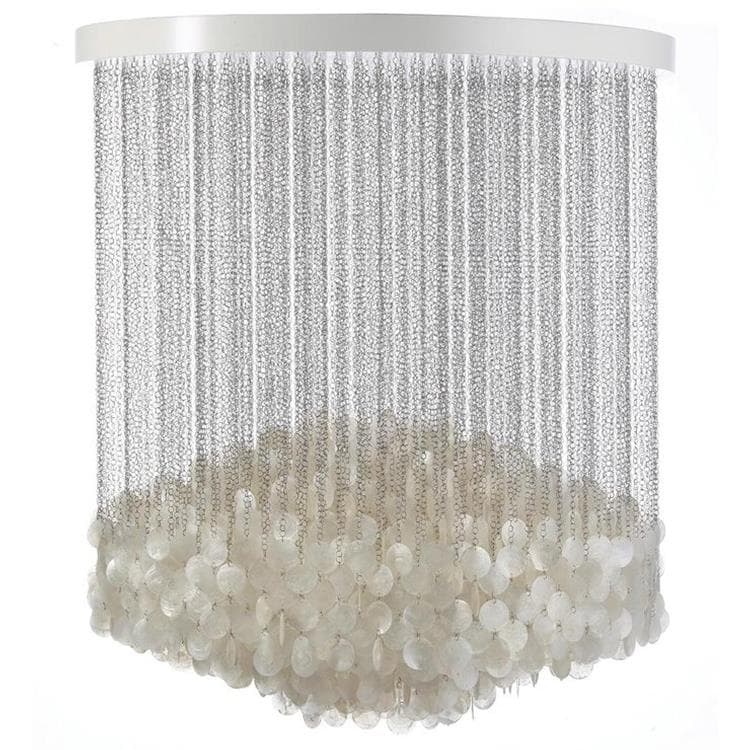 Lampa wisząca 3-punktowa Wys.110cm FUN masa perlowa bialy
