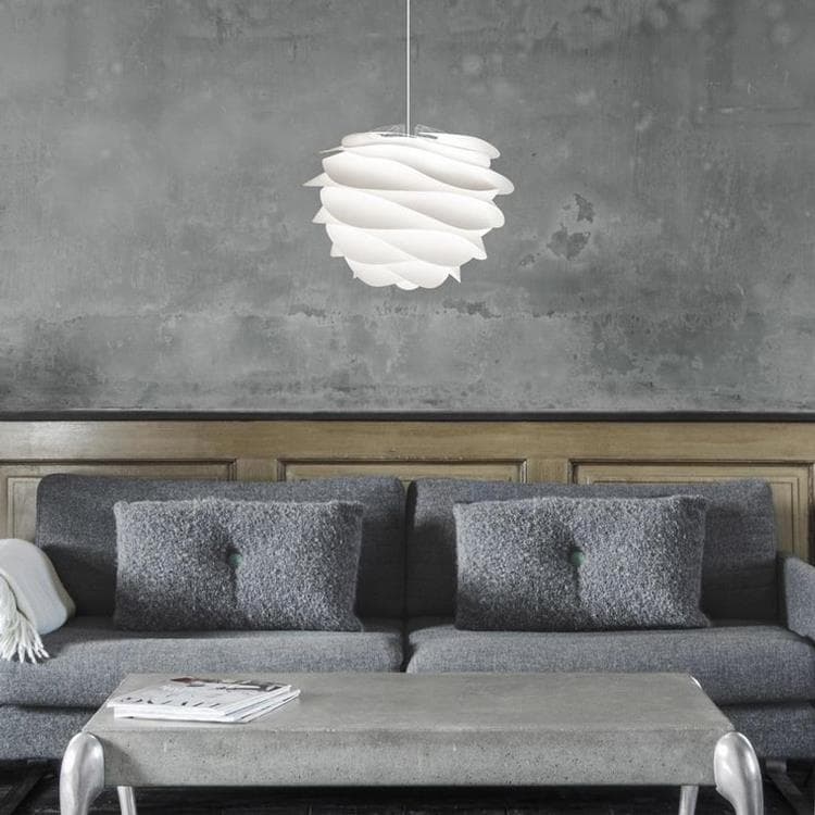 Lampa wiszaca Ø48cm + Kabel Bialy 2,1m CARMINA Bialy