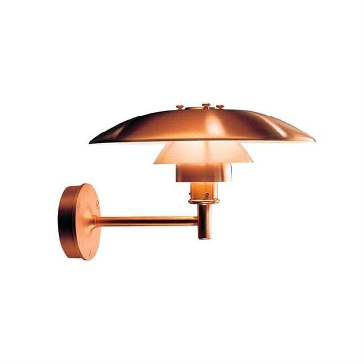 Metalowa lampa ścienna L50.5cm PH Miedz