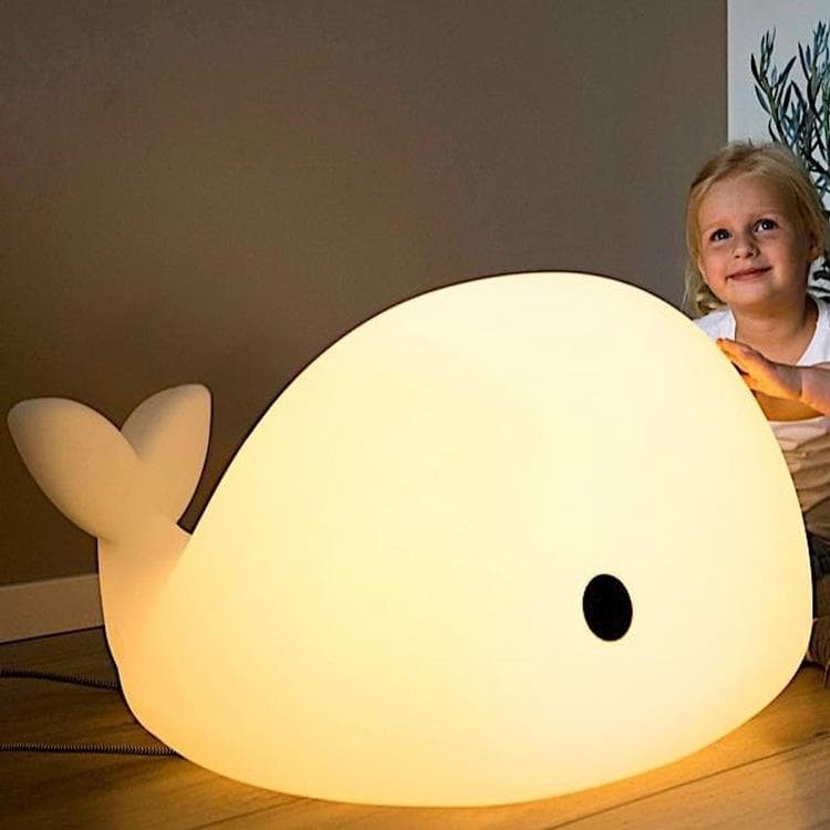 Whale lampa stołowa LED L68cm MOBY Bialy