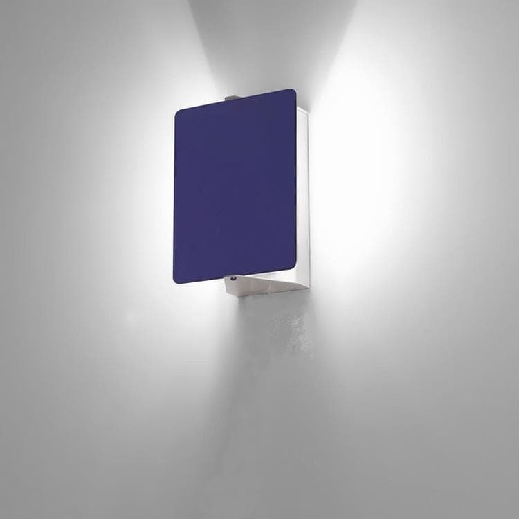 metalowa lampa ścienna LED H17cm LED TILTING SHUTTER LAMP Niebieski
