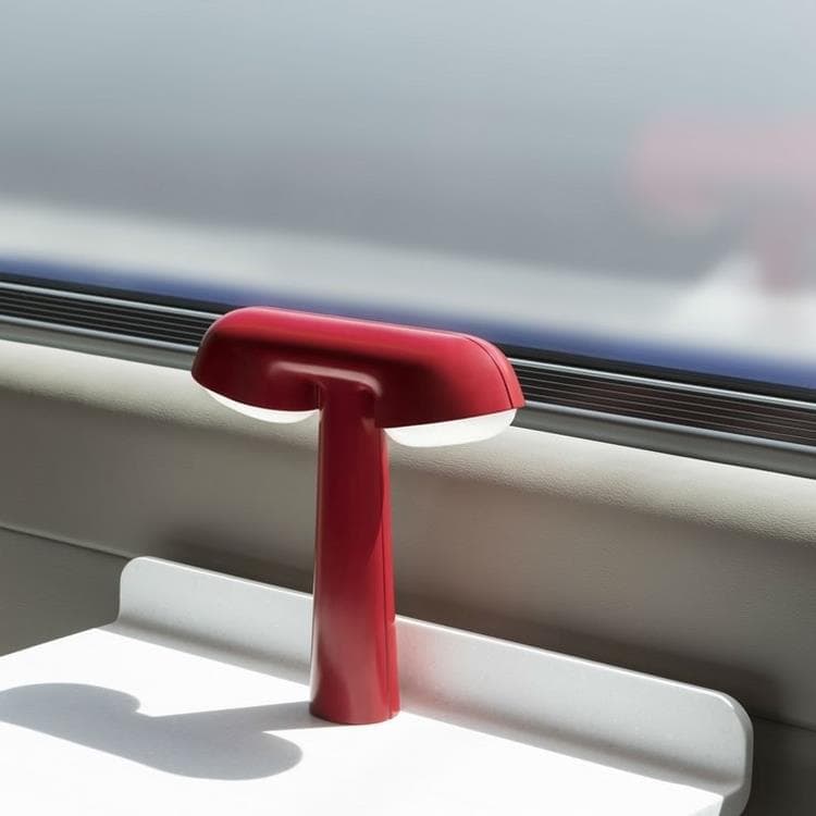 Lampa stojąca aluminium Wys.28.5cm TGV rouge