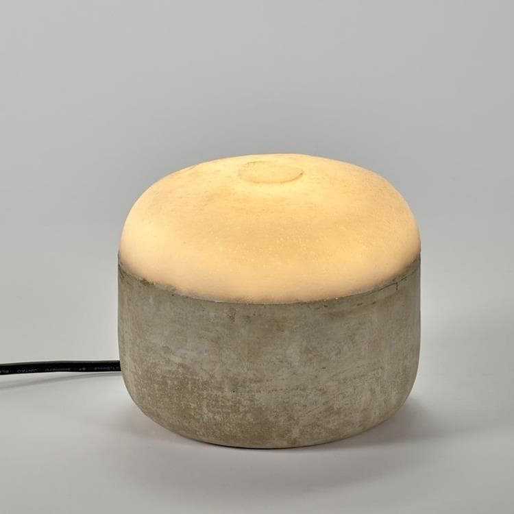 Beton/Silikon lampa zewnętrzna H18cm CONCRETE Szary