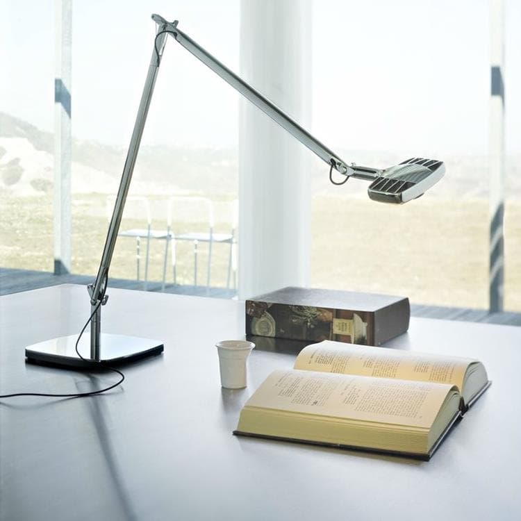 Lampa biurkowa LED ze ściemniaczem Aluminium Wys.47cm OTTO WATT Czarny