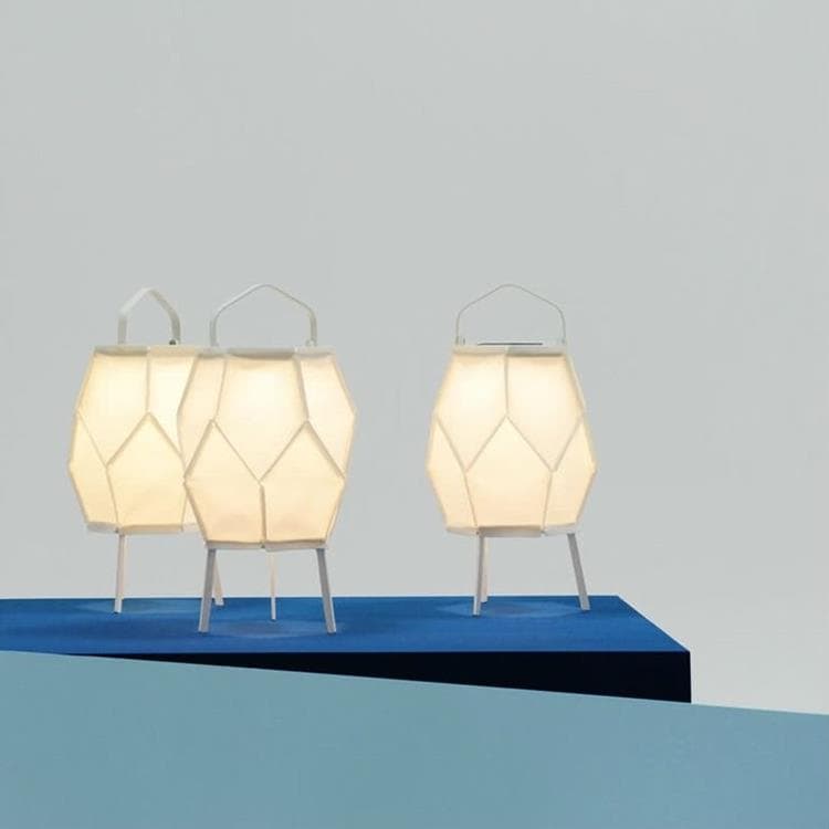 Lampa zewnętrzna LED solarna Aluminium Wys.49cm COUTURE Bialy