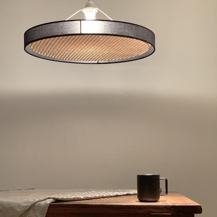 Lampa wisząca Wiklina Ø50cm ECLIPSE Czarny