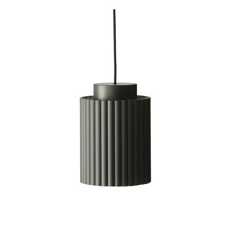 Metalowa lampa wisząca H25cm Ø18cm DONNA Czarny
