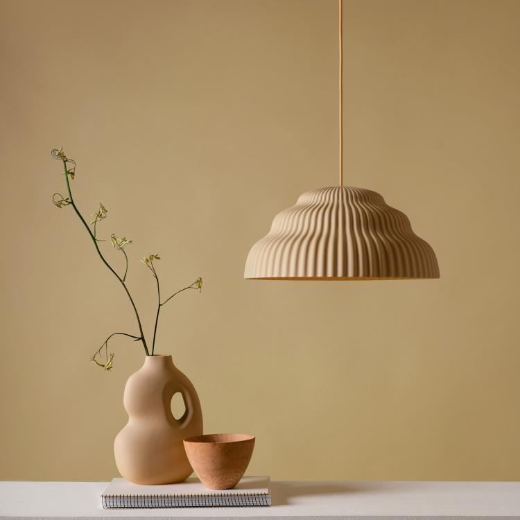 Ceramiczna lampa wisząca Ø36cm KASKAD Biscotti