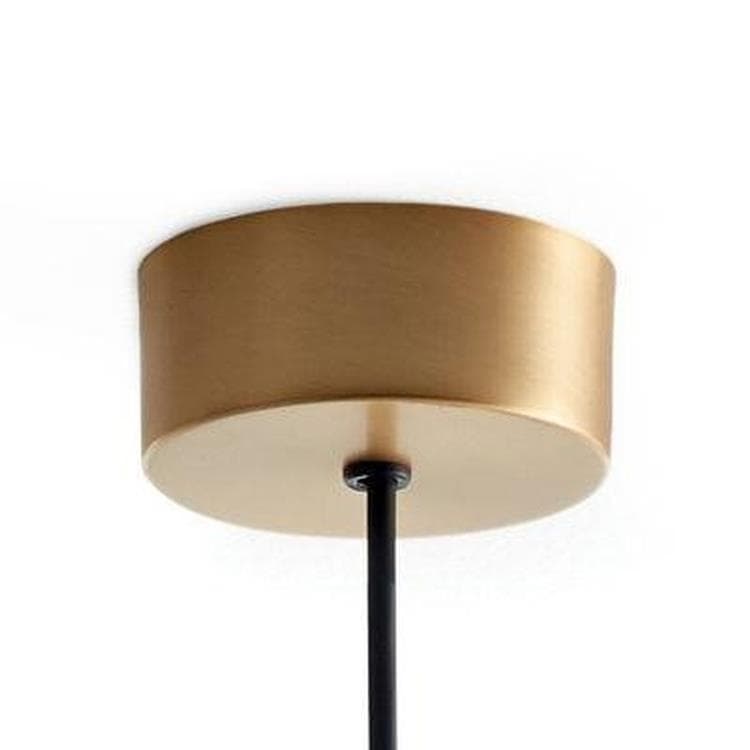 Lampa wisząca w alabastrze Ø25cm NEIL Zloty