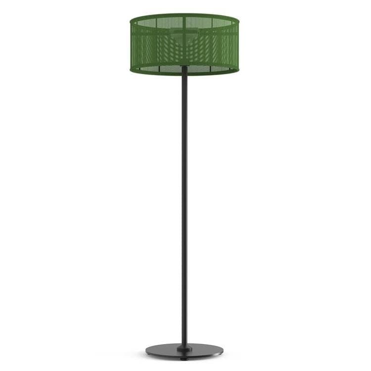 Lampa podłogowa zewnętrzna LED solarna Aluminium/Tkanina Wys.170cm PADERE wiosenna zielen / czarny