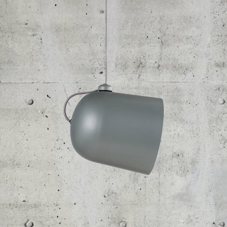 metalowa lampa wisząca LED Ø20.6cm ANGLE Szary