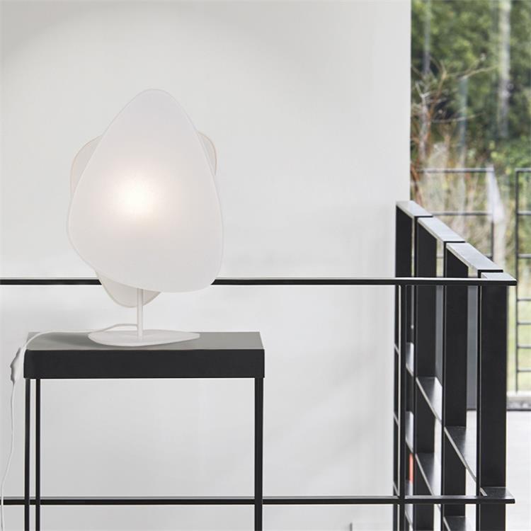 Lampa stołowa Papier Murano Wys.51cm SCREEN MURANO Bialy