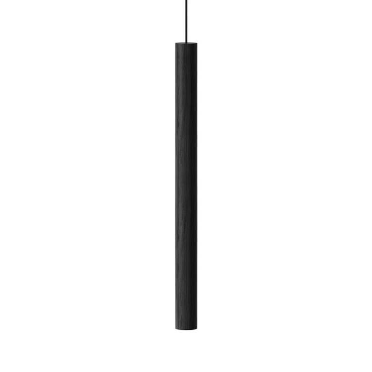 Lampa wisząca Drewno Wys.44cm CHIMES Dab / Czarny