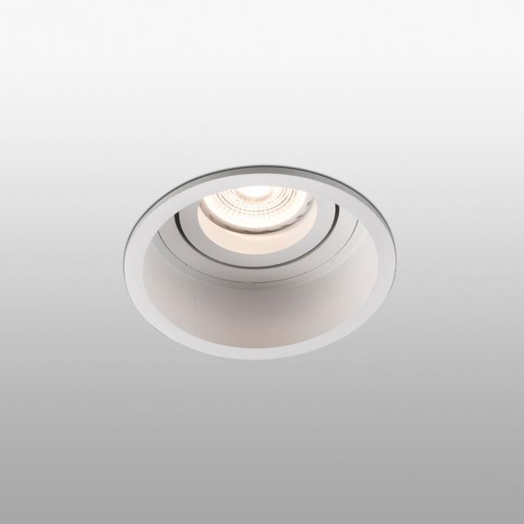 Metalowy reflektor Ø8.9cm HYDE Bialy
