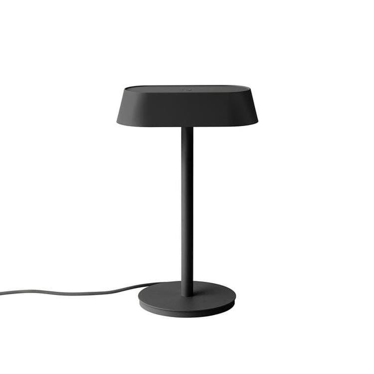 Lampa stołowa Aluminium/Poliwęglan H36.5cm LINEAR Czarny