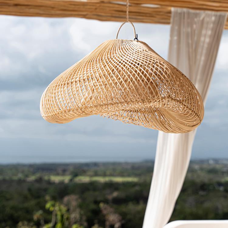 Lampa wisząca Rattan Ø60cm THE CLOUD M naturalny