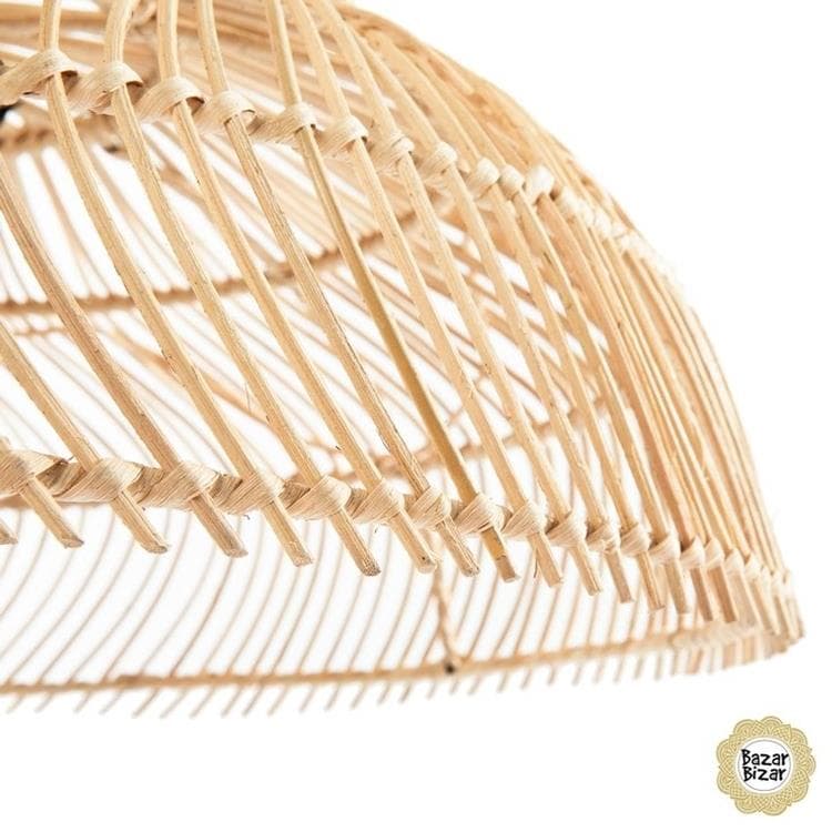 Lampa wisząca Rattan Ø60cm THE PARAGUAS M naturalny