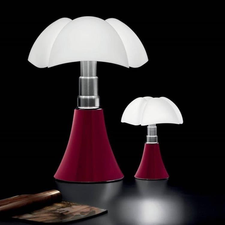 Lampe LED avec Variateur H35cm MINI PIPISTRELLO rouge