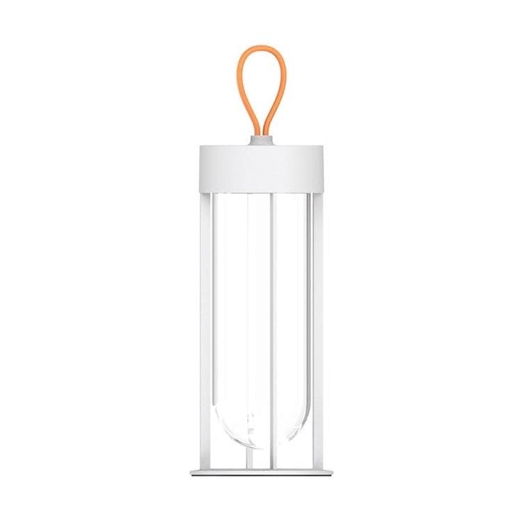 Lampa LED zewnętrzna bezprzewodowa Szkło/Aluminium Wys.30cm IN VITRO Bialy