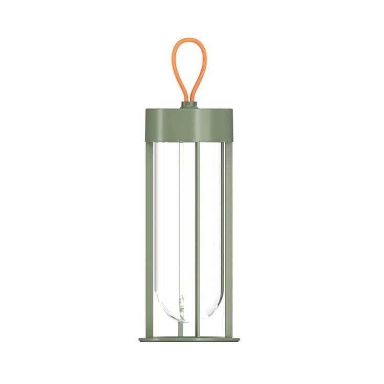 Lampa LED zewnętrzna bezprzewodowa Szkło/Aluminium Wys.30cm IN VITRO zielony jasny