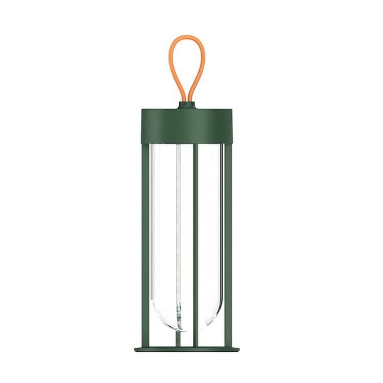 Lampa LED zewnętrzna bezprzewodowa Szkło/Aluminium Wys.30cm IN VITRO zielony lesny