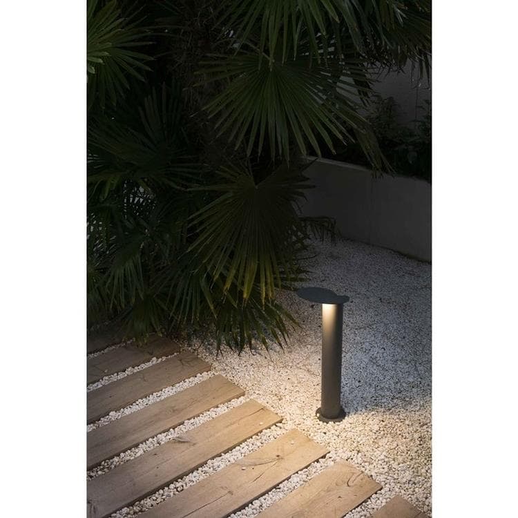 Słupek ogrodowy LED Aluminium Wys.65cm LOTUS szary ciemny