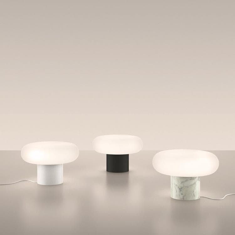 Lampa stołowa Ceramika/Szkło dmuchane Ø35cm ITKA Czarny