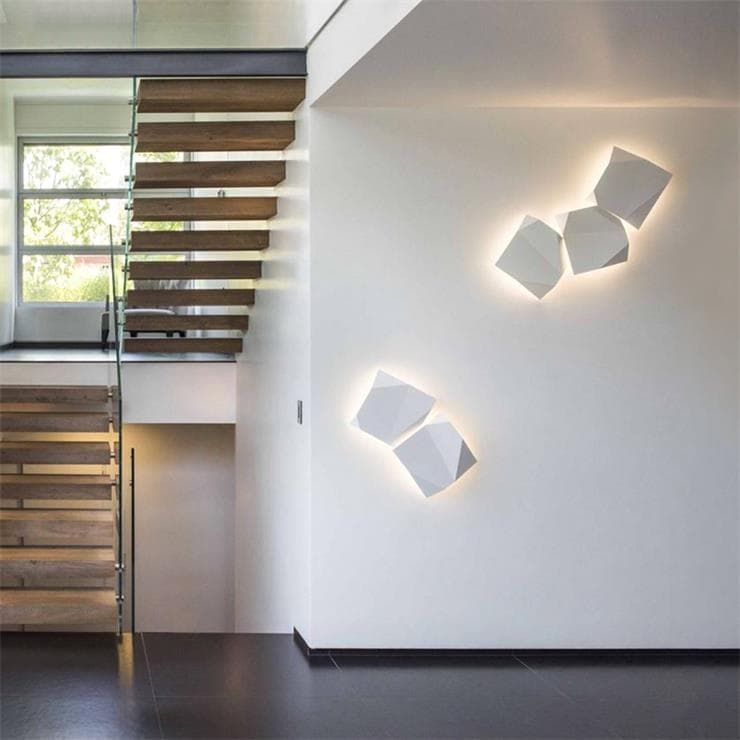 Lampa ścienna LED 3 światła H91cm ORIGAMI Bialy