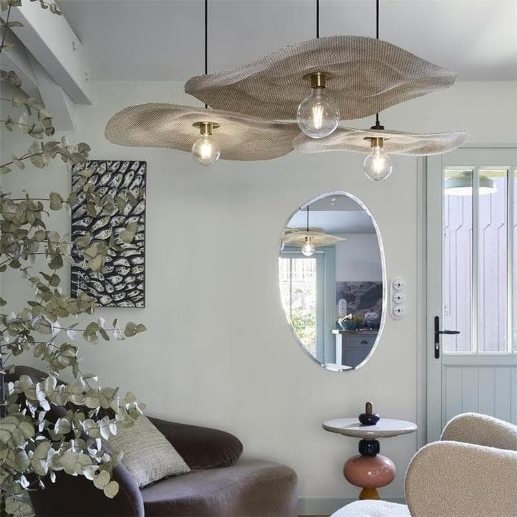 Lampa wisząca Len Ø78cm RIVAGE naturalny