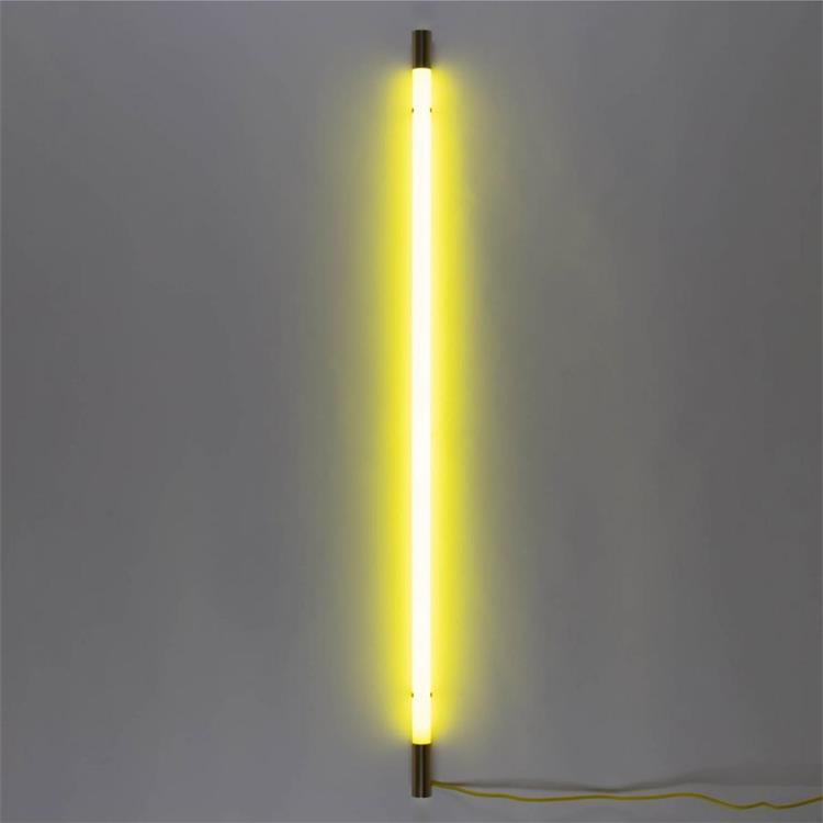 LED Neon złota końcówka Dł.127cm LINEA Zólty
