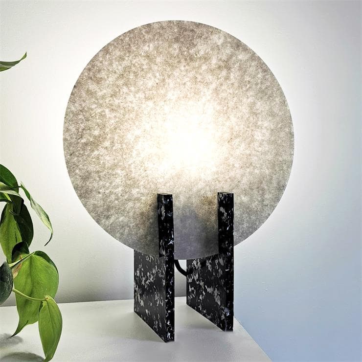  SOLARIUM - Lampe à poser Plastique recyclé H36cm czarny szary