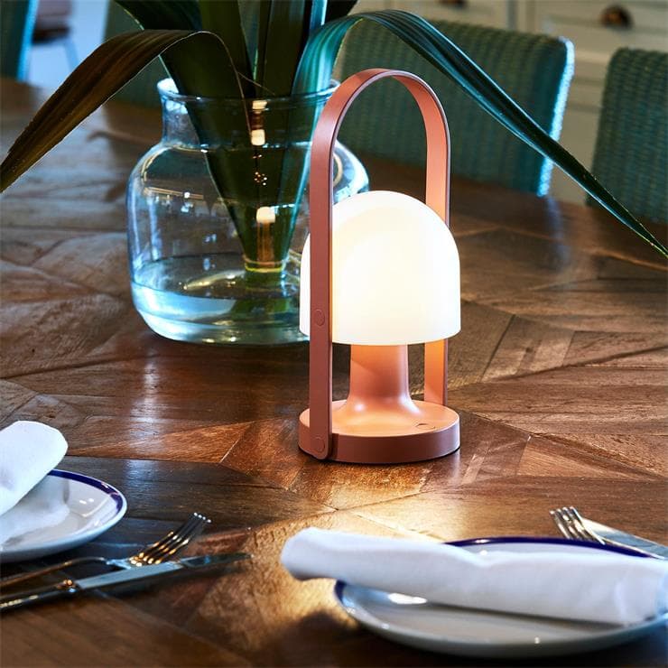  FOLLOW ME - Lampe baladeuse LED rechargeable USB C H28.8cm terracotta