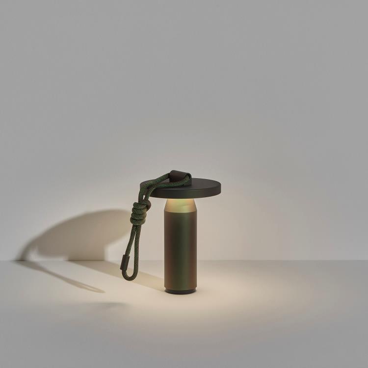 Outdoor LED lamp Metal H26cm QUASAR Zielony