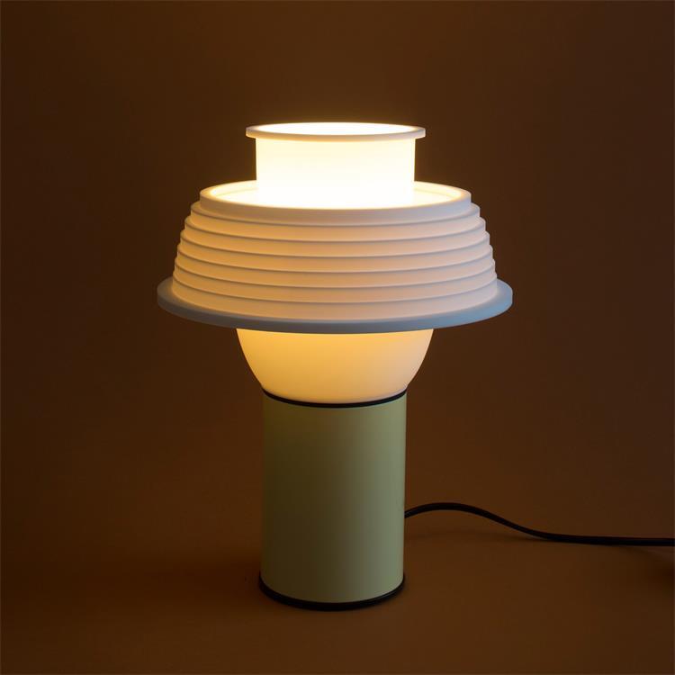 Silikonowa lampa stołowa H28.5cm TL2 zólty bialy