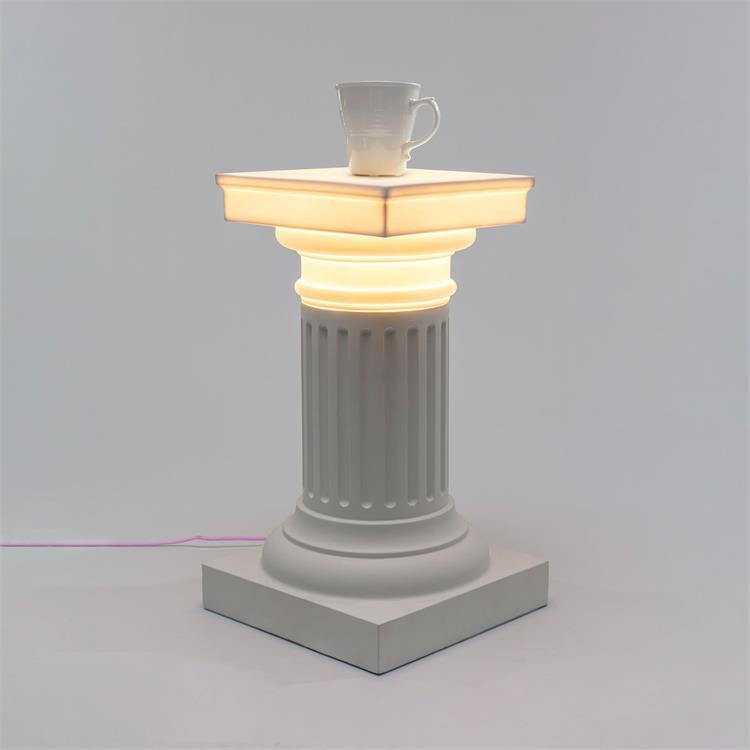 Lampa podłogowa H50cm LAS VEGAS Bialy
