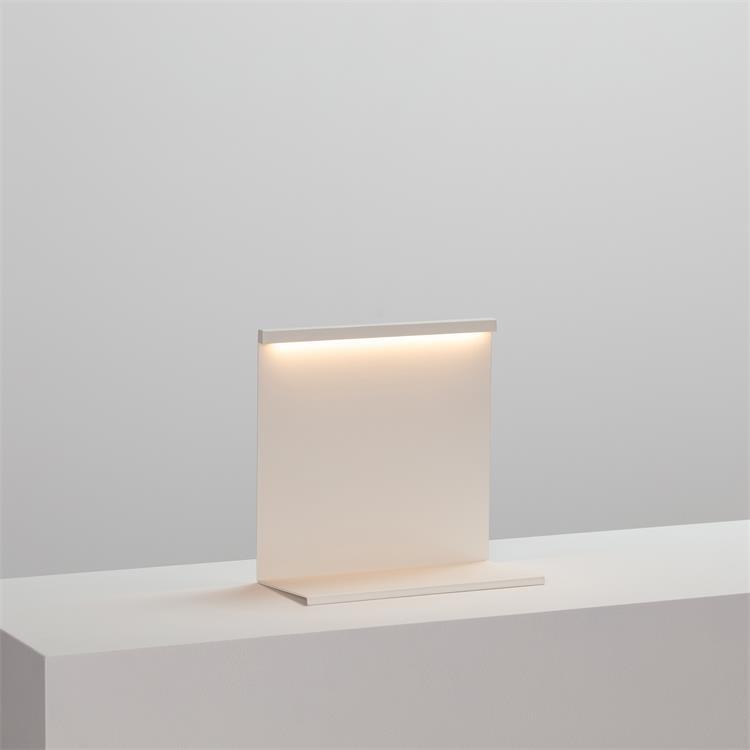 Lampa biurkowa LED Metal H22cm LBM bialy kremowy