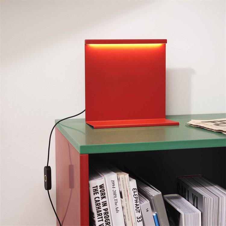 Lampa biurkowa LED Metal H22cm LBM rouge pomidorowy