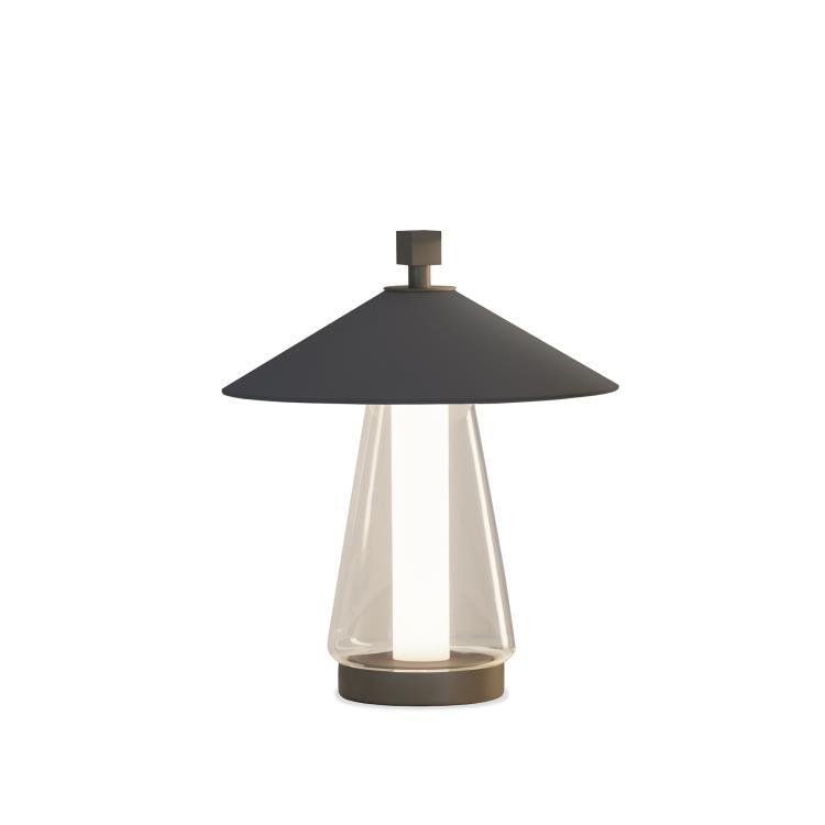 Lampa stołowaLED ze ściemniaczem Ø35cm ASIA Bronze / Gris